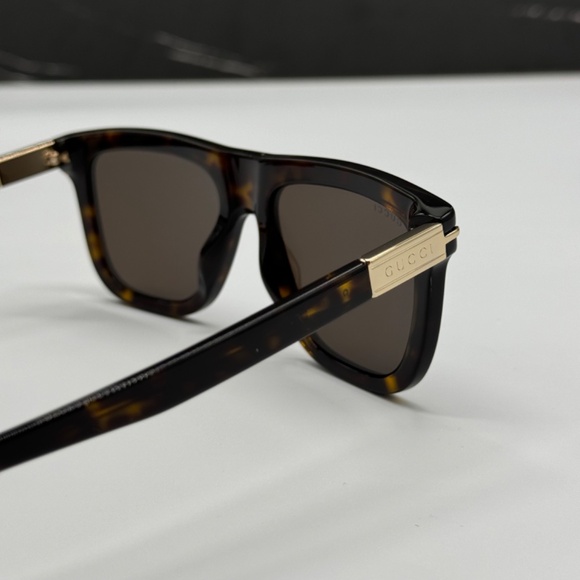 NEW GG1502S 002 GUCCI SQUARE HAVANA BROWN UNISEX SUNGLASSES GUCCI - Picture 8 of 13